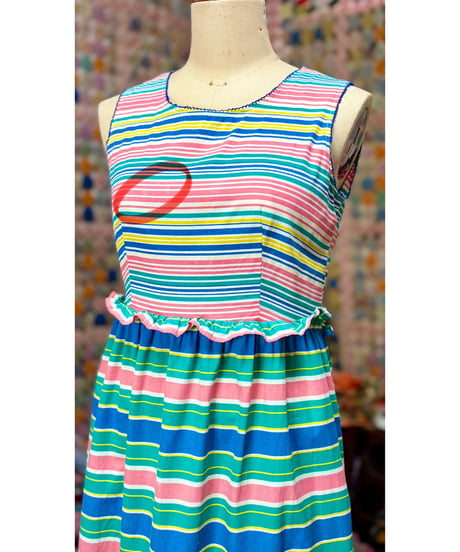 70s stripe dress
