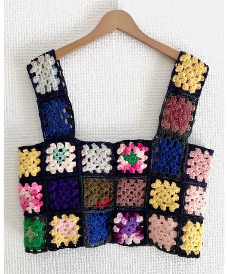 granny square vest