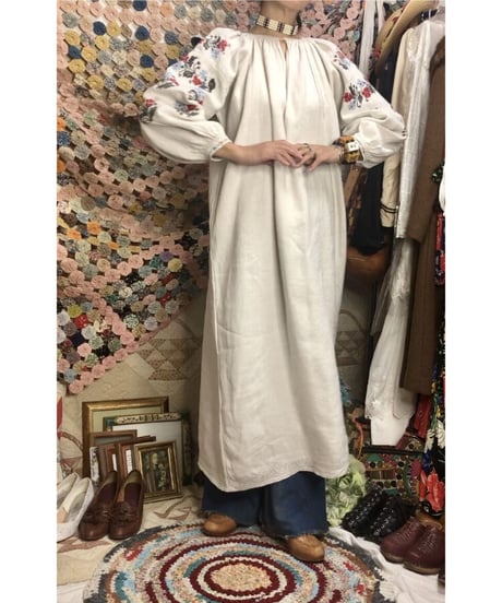 vintage ukrainian embroidered one-piece