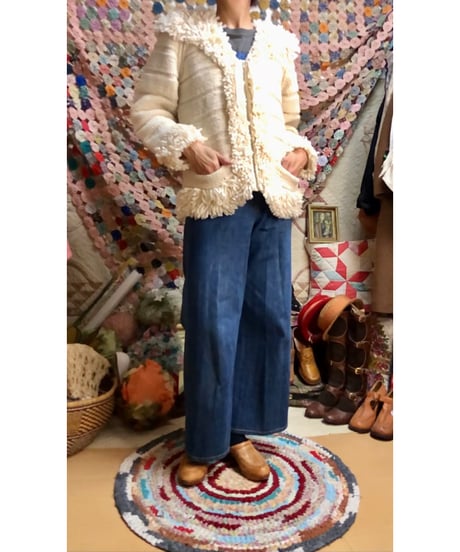 ecuador otavalo hand knit cardigan
