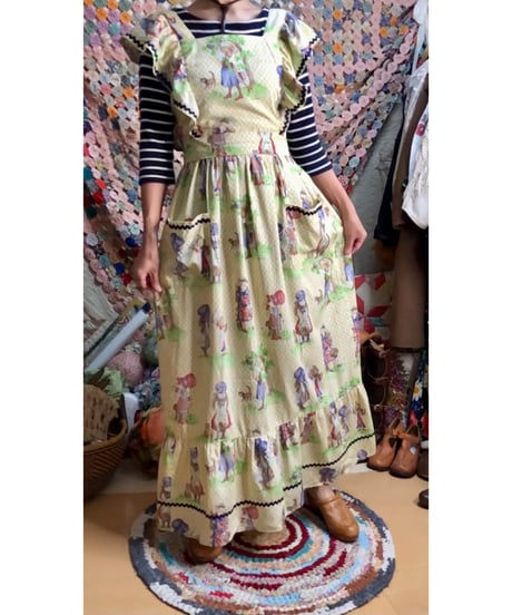 holly hobbie apron dress