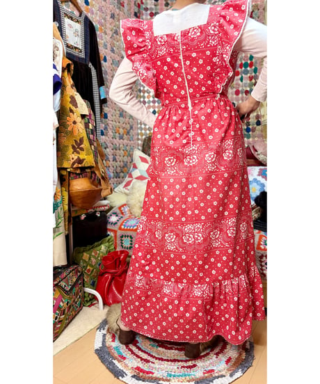 flower apron dress
