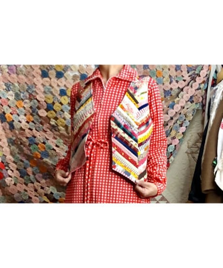 patchwork vest