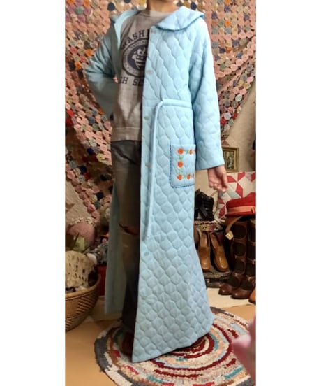 60s quilting robe（NOS）