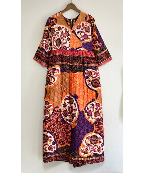 60s quilted  dress