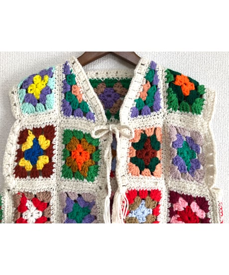 granny square vest