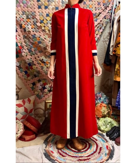 70's fleece dress
