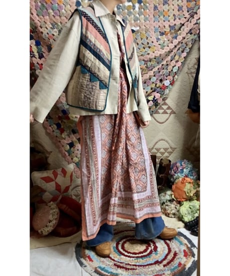 patchwork quilt vest