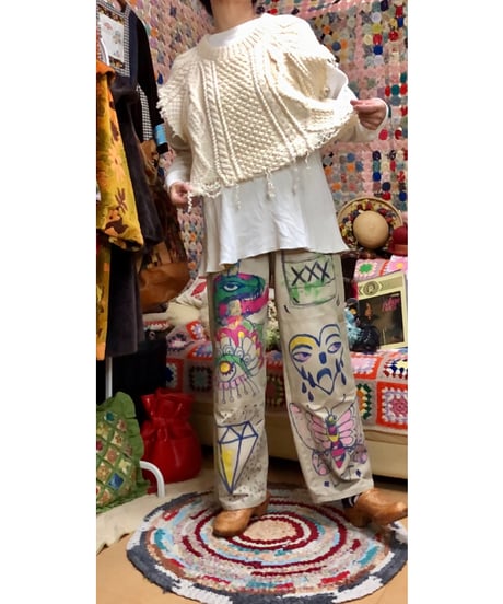 aran knit vest