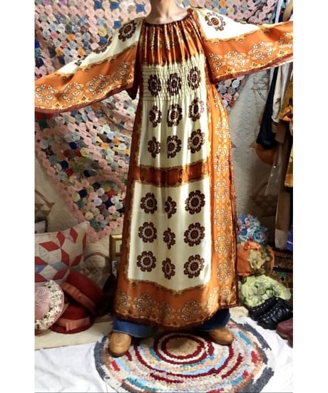 60-70's scarf dress