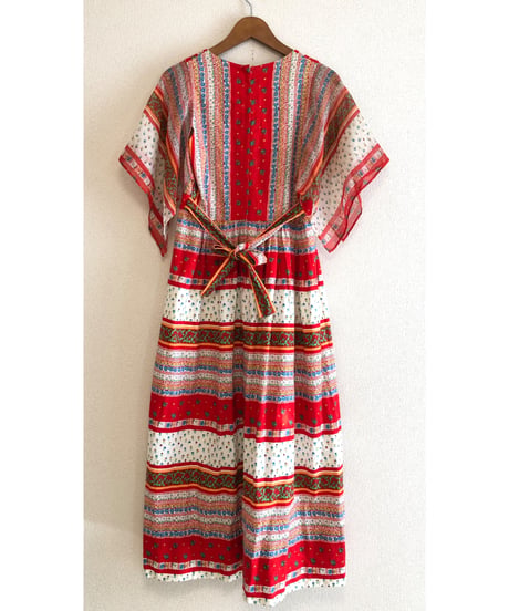 70s flower dress