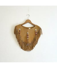 leather fringe collar