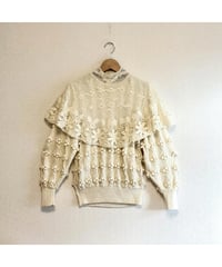 90s hand knit design sweater