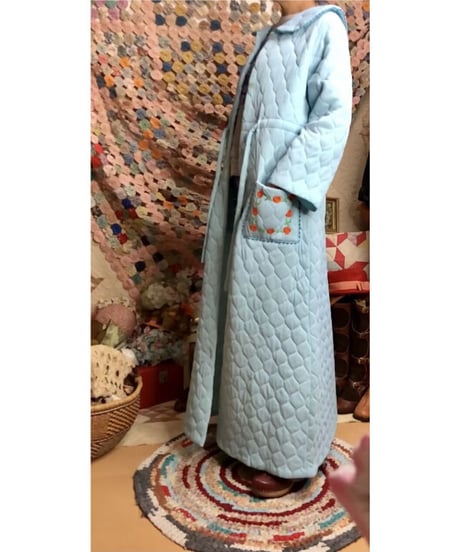 60s quilting robe（NOS）