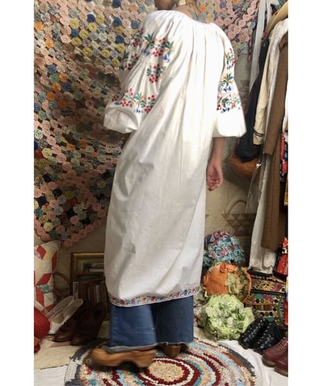 vintage ukrainian embroidered one-piece