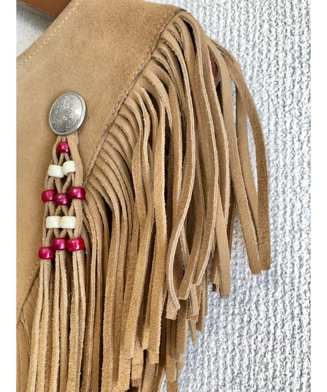 leather fringe collar