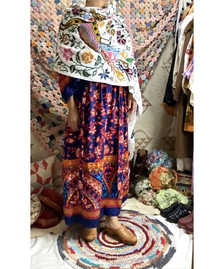 mexican peacock poncho