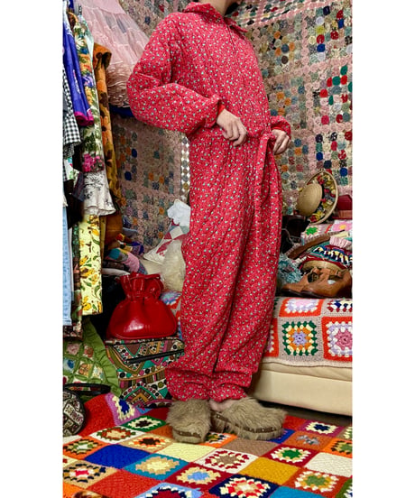 70-80s quilted jumpsuits