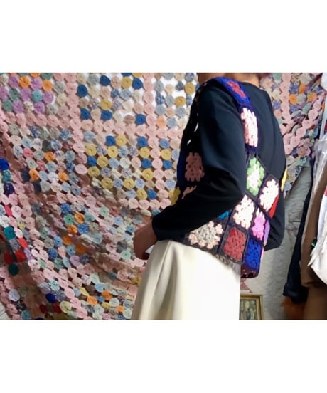 granny square vest