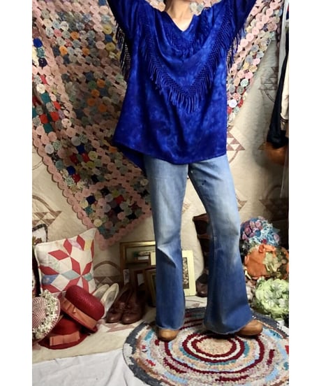 fringe tie-dye rayon tops