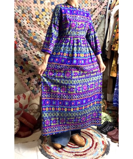 60's flower dress