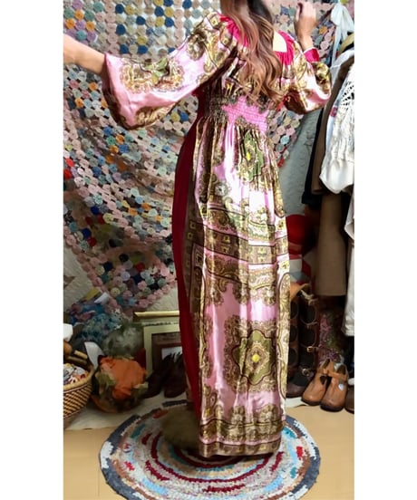 paisley scarf dress