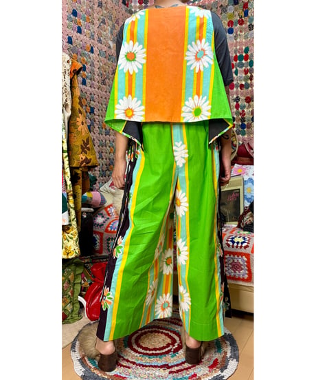 70s super wide leg pants 2piece