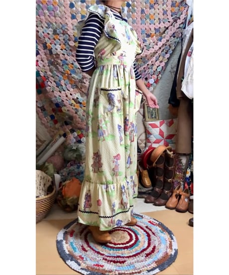 holly hobbie apron dress