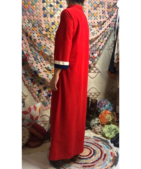 70's fleece dress