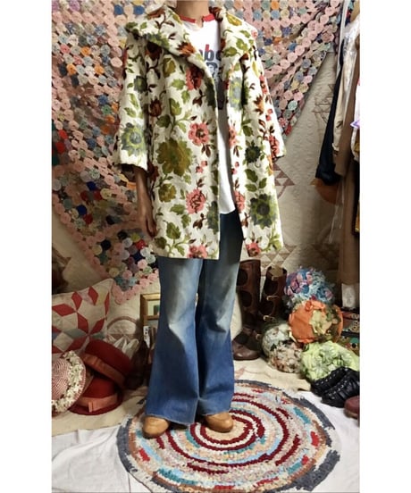 60's tapestry coat