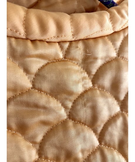 60's quilted robe