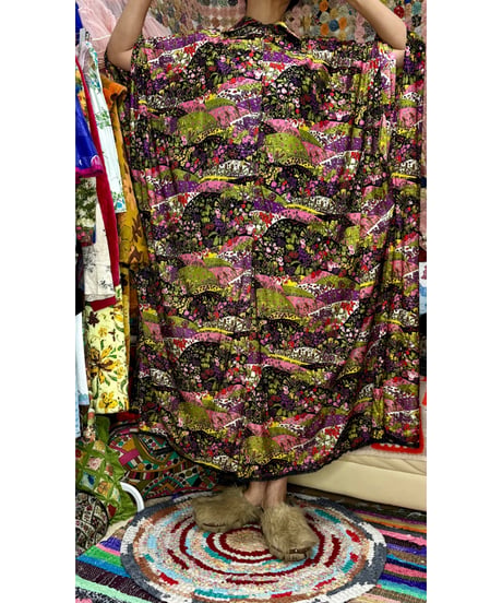 60s botanical dress