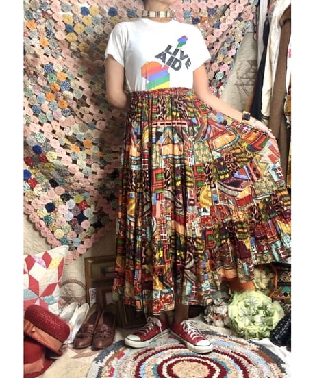 PHOOL indian cotton skirt