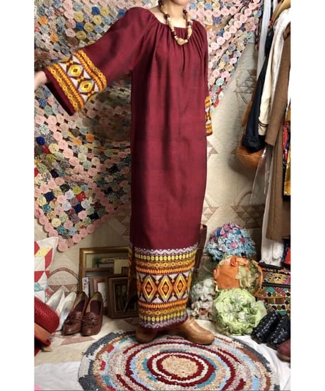 guatemala embroidered one-piece
