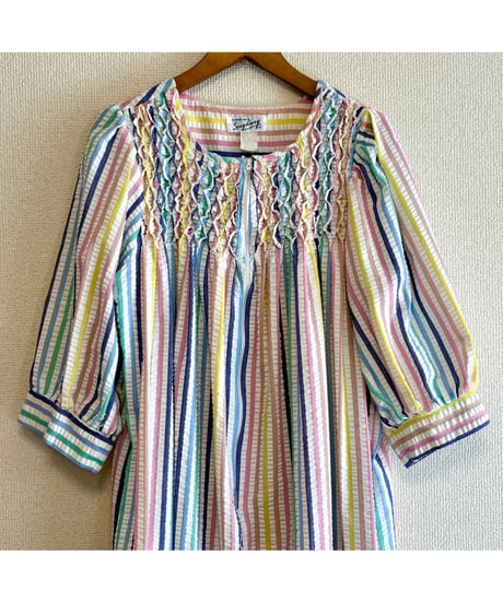 stripe easy dress