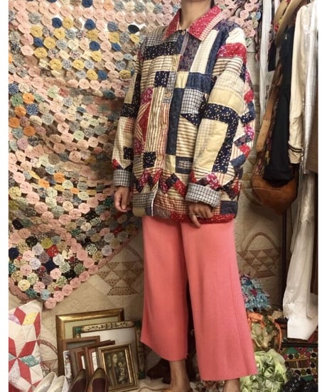 w.face  patchwork quilt  jacket