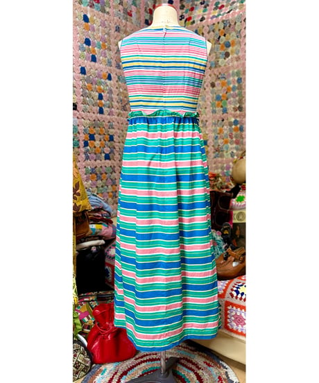 70s stripe dress