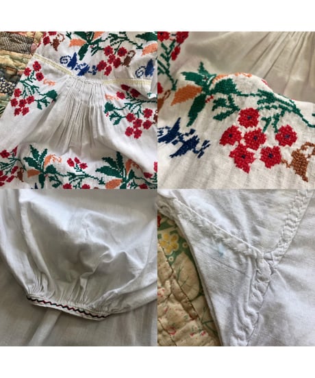 vintage ukrainian embroidered one-piece