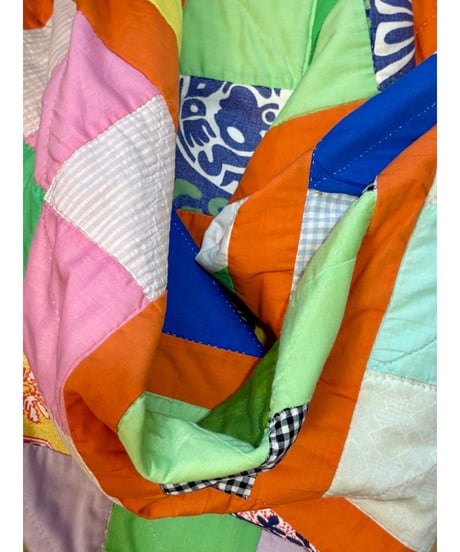 70s patchwork quilt wide leg pants