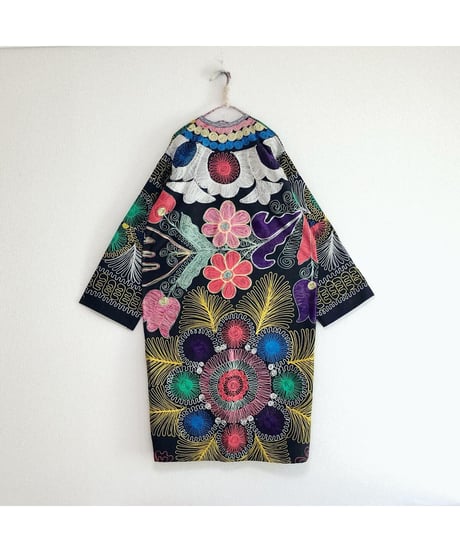 suzani embroidered robe