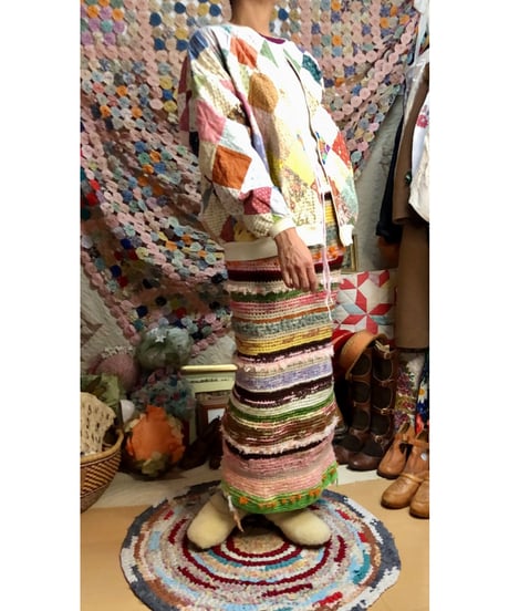 70-80s patchwork jacket