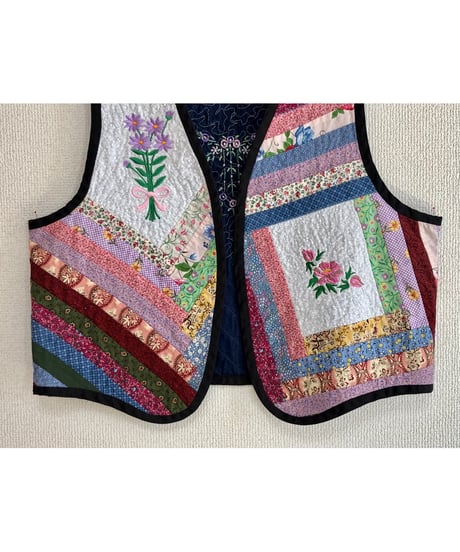 patchwork vest