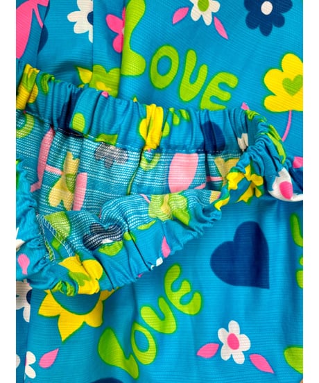 love and flower super wide leg pants（60-70s fabric）
