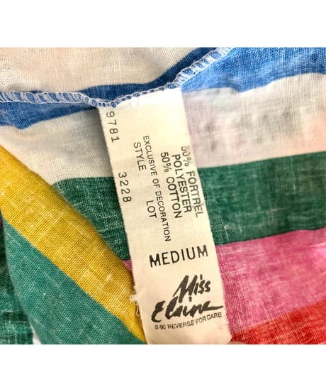 70s mulch stripe easy dress