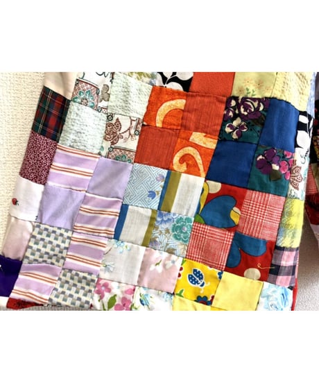 patchwork super wide pants