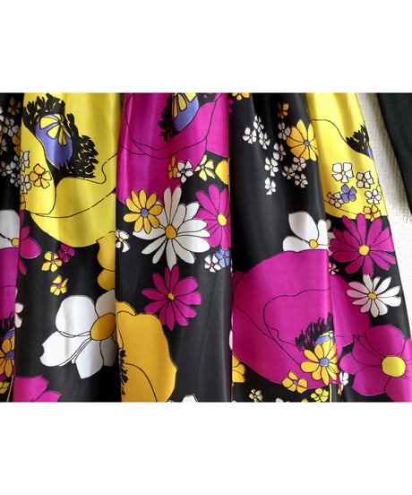 60s psychedelic flower dress