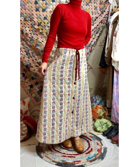quilting flower skirt