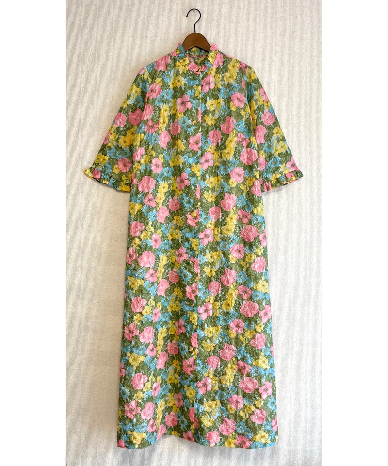 flowerプロフ 60s emboss flower robe | Quilt
