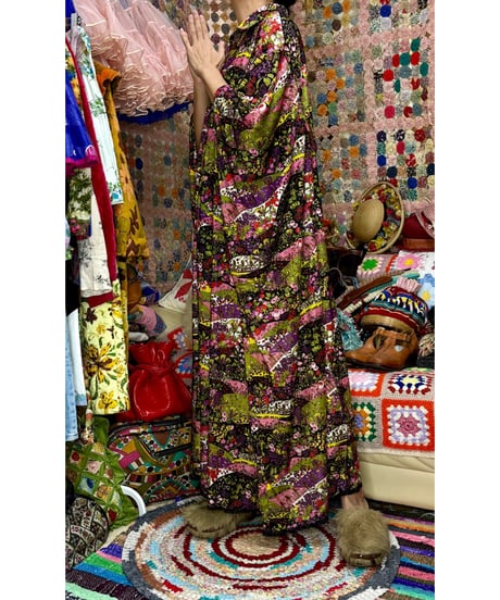 60s botanical dress