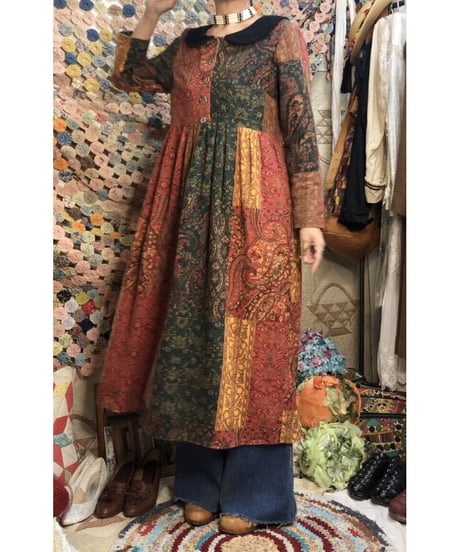 paisley cotton one-piece